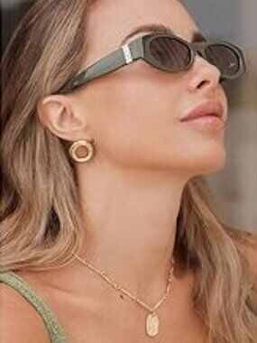 SOJOS | Oval Polarized Sunglasses Retro Y2K Vibe - Like New!